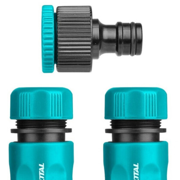 Kit de Riego 2 Acoples Rápidos + Conexión para Canilla Total Kit de Riego 2 Acoples Rápidos + Conexión para Canilla Total