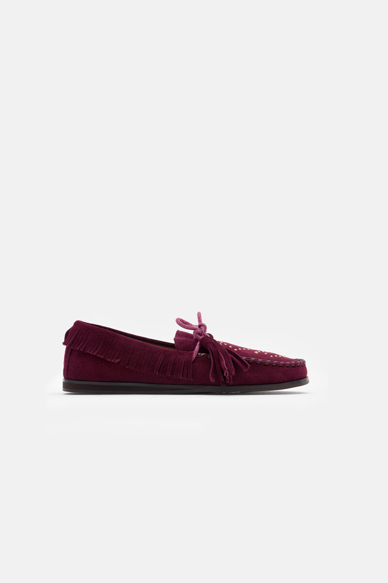 Mocasín Fawn Bordo