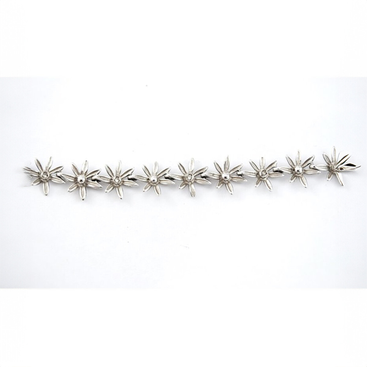 Pulsera Oro Blanco 18K Con Brillantes 