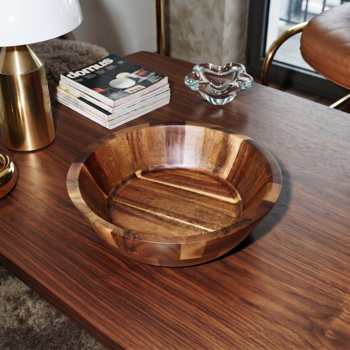 Bowl de madera de acacia - Grande 