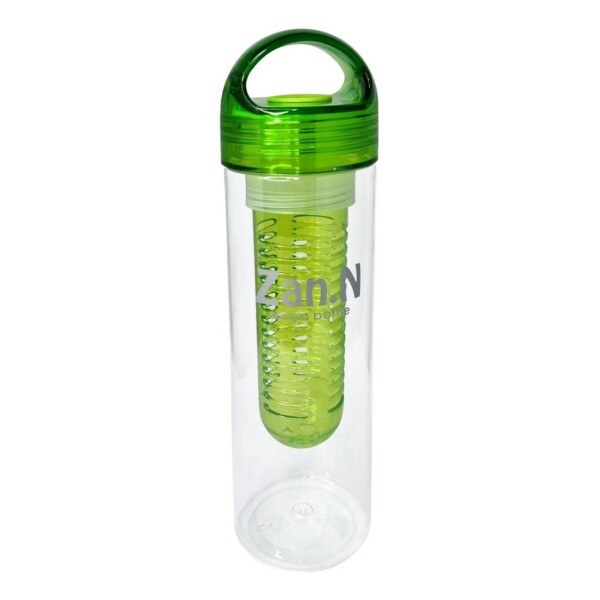 Botella Agua Con Infusor De Rusee 730 Ml Deporte Fruta Color Variante Verde