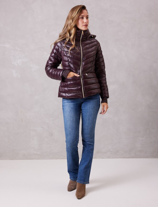 Campera Capucha MARRON