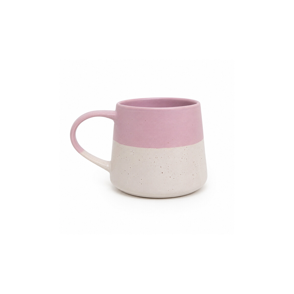Taza de cerámica Bicolor rústico - Violeta 