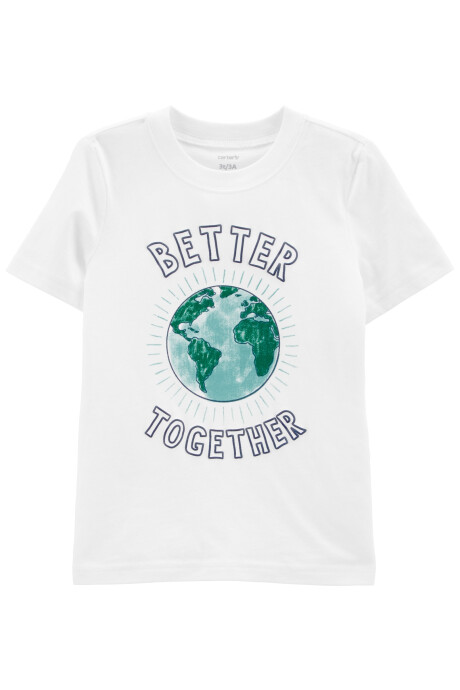 Remera de jersey manga corta "better together" 0
