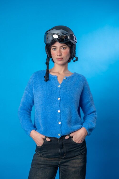 Cardigan Lenna Azzurro