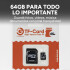 Tarjeta Memoria Micro Sd 64gb Goldtech Clase 10 + Adaptador Color Negro