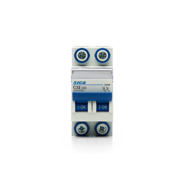 Llave térmica din Sicalimit 2P 32A 3kA SK2232