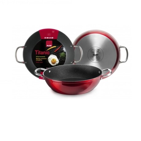 Wok hondo con asas Red Rock 32cm Wok hondo con asas Red Rock 32cm