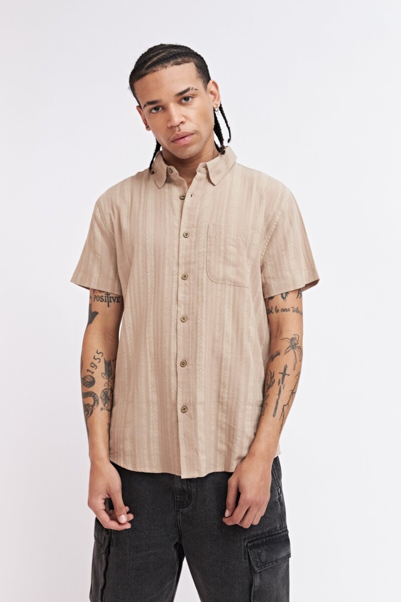CAMISA RAY - BEIGE 