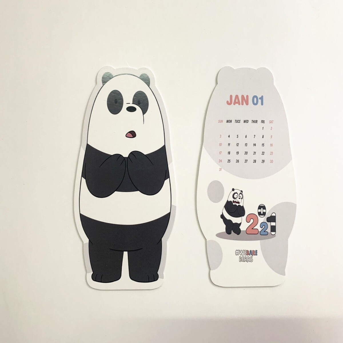 Calendario 3D Escandalosos - Panda 