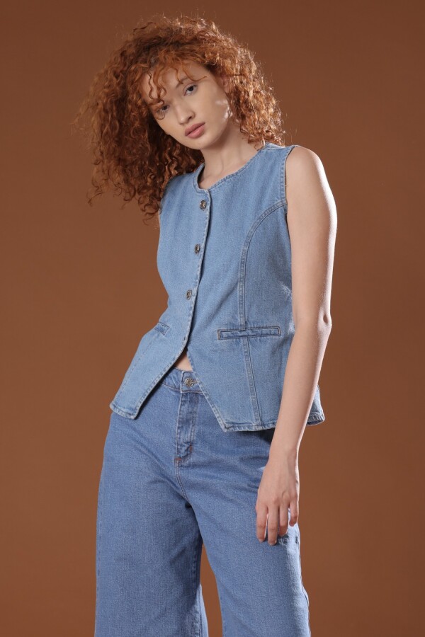 Chaleco de Jeans. Chaleco de Jeans.