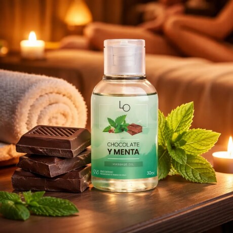 Aceite Para Masajes Sabor a Chocolate y Menta Aceite Para Masajes Sabor a Chocolate y Menta