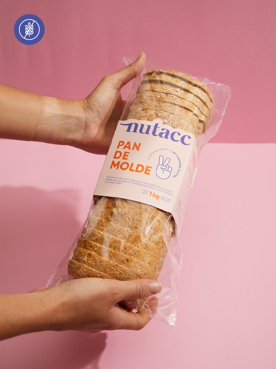 PAN DE MOLDE 1KG NUTACC 