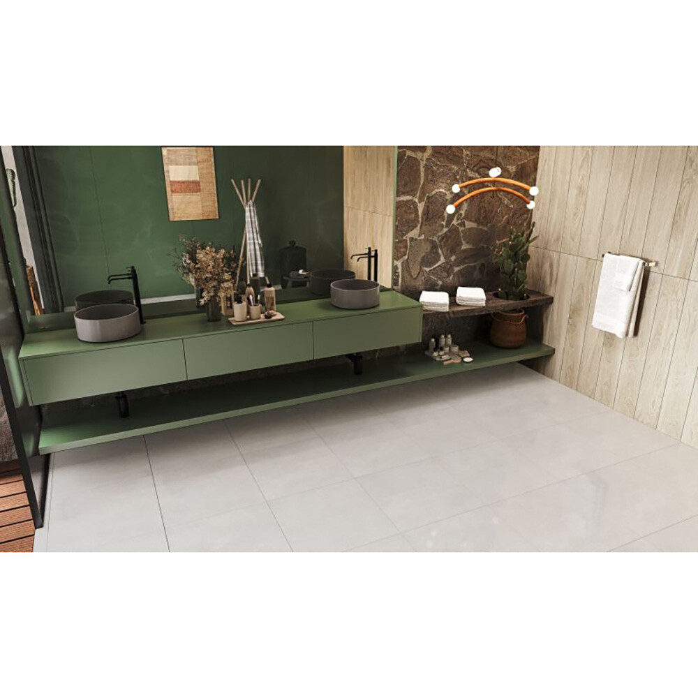 PORCELANATO MADERADO NUBE MARFIM AC "A" 20X120 CM Porcelanato Maderado Nube Marfim Ac "a" 20x120 Cm