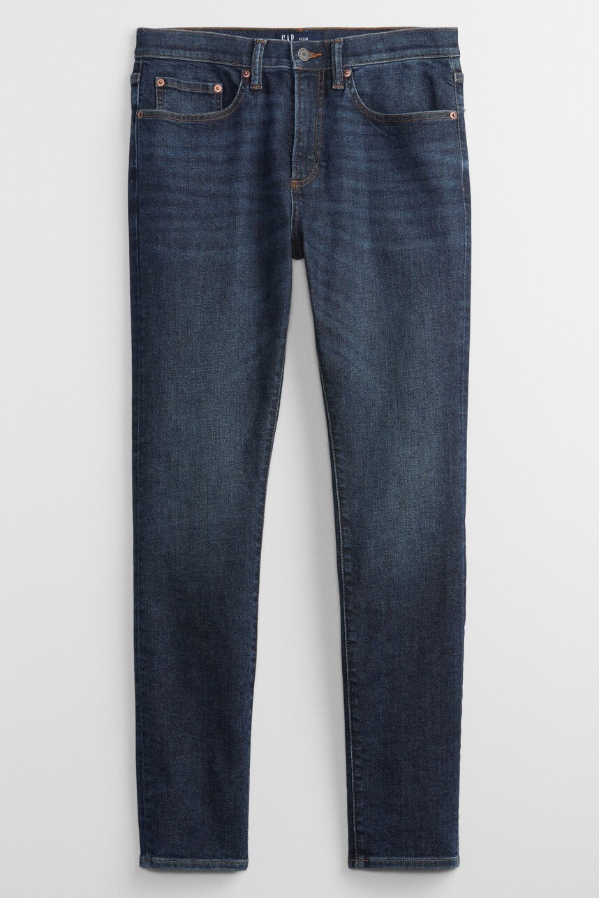 Jean Skinny Soft Hombre Dark Wash Indigo