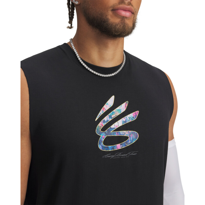 Curry Tour SLVS Tee BLK-001