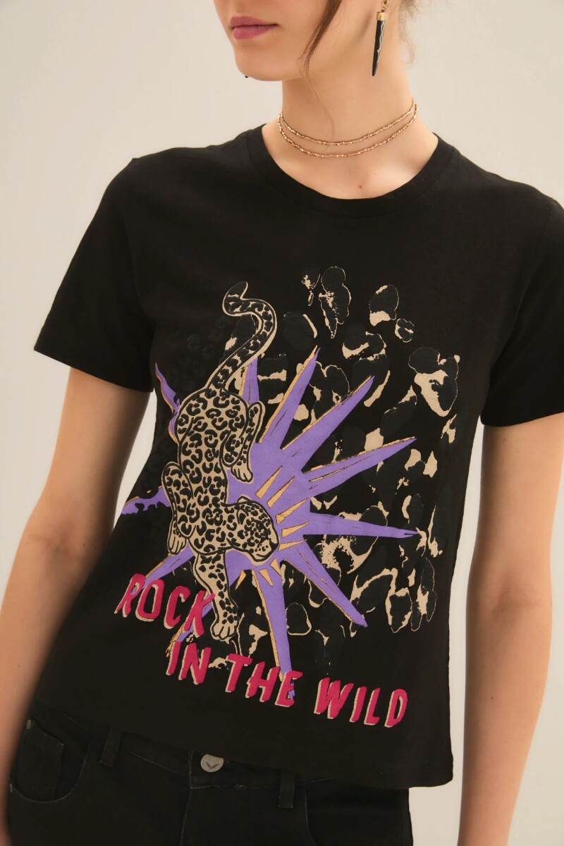 REM ROCKING WILD Negro