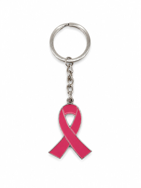 LLAVERO LAZO OCTUBRE ROSA ROSADO