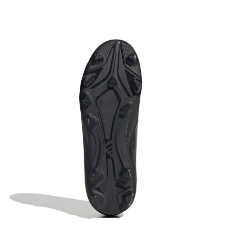 Championes de Fútbol 11 Infantiles Adidas F50 Club Negro - Plateado - Amarillo Limon