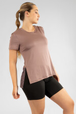 Style periscope shirt Marron