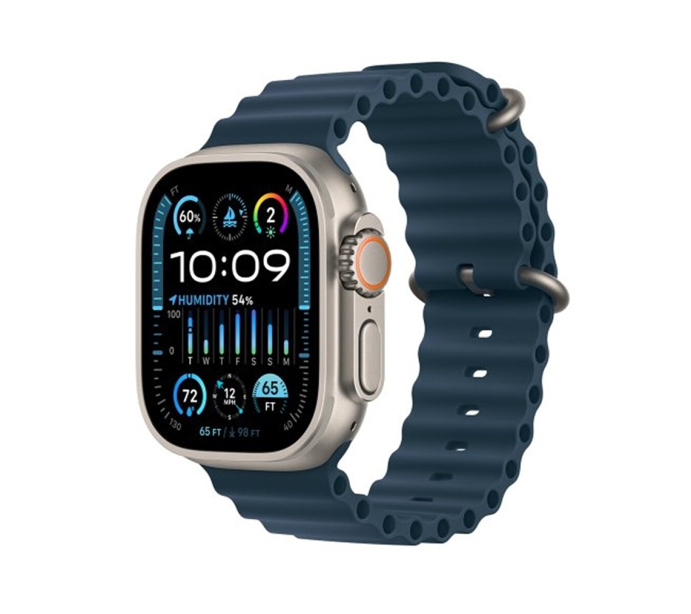 Reloj Smartwatch Apple Watch Ultra 2 MREG3 49mm Silver Blue 