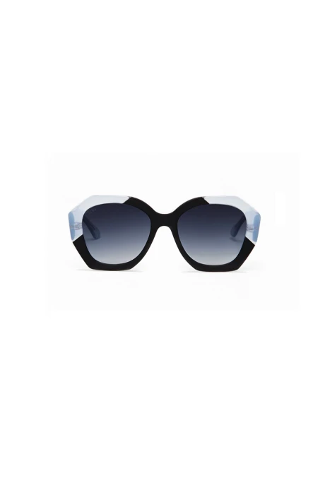 Lentes Tiwi Vega Bicolour Black/blue With Blue Gradient Lenses