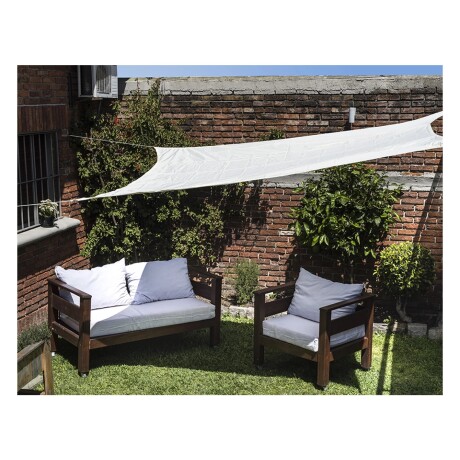 Malla Sombra Toldo Rectangular 3x2 Con Kit de Instalación BEIGE