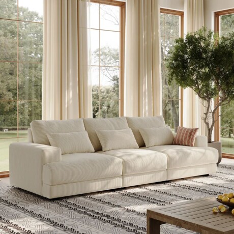 SOFA NUVOLA BEIGE - 4 CUERPOS