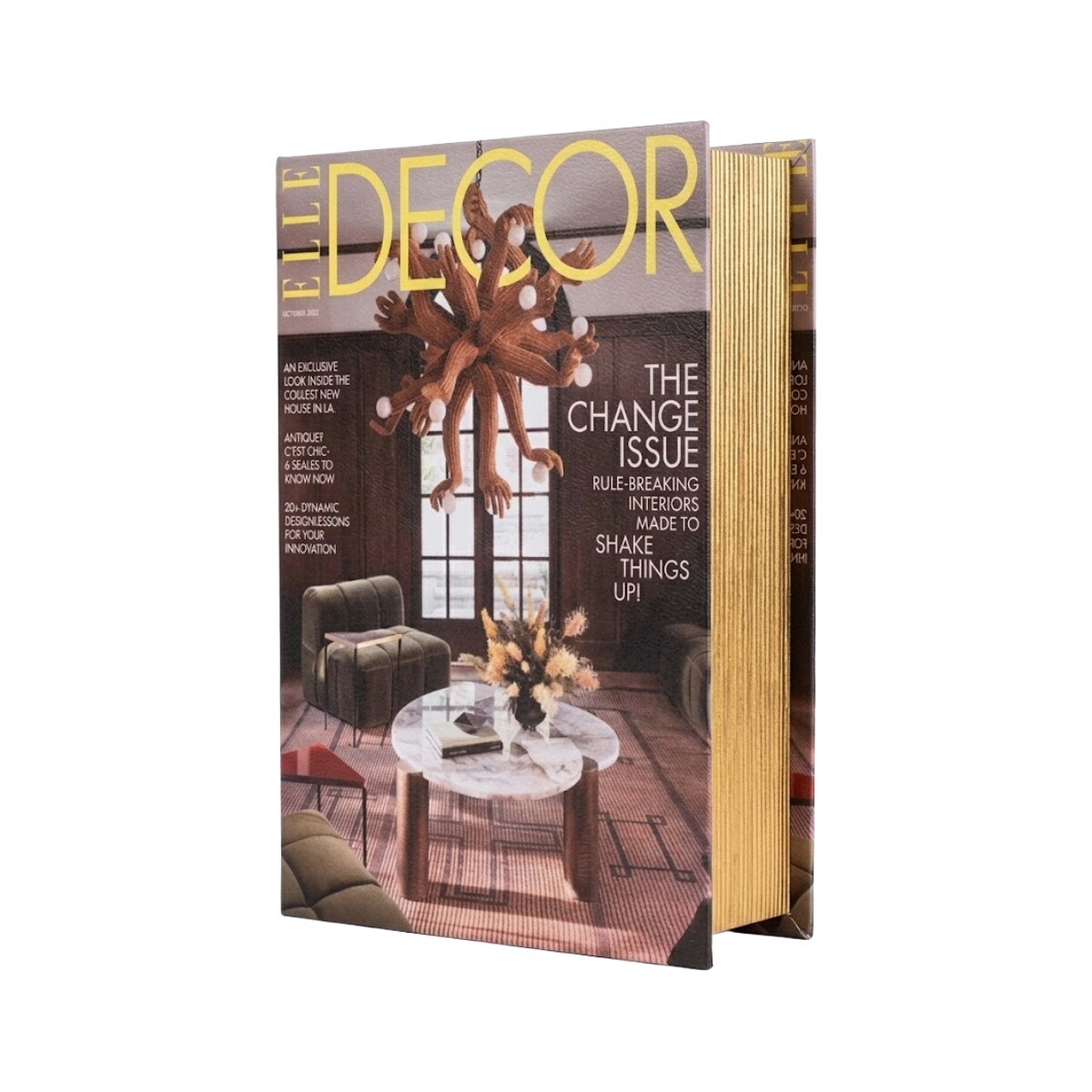 CAJA LIBRO ELLE DECOR MED 