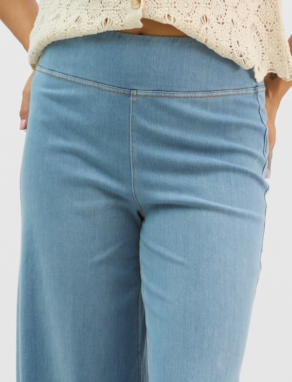 Jegging Estilo Palazzo Con Cintura Elástica JEAN CLARO