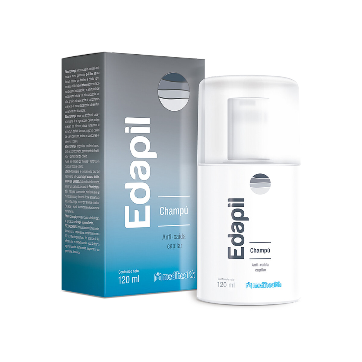 Edapil Champú 120 ml | Fortalece y Estimula el Crecimiento del Cabello