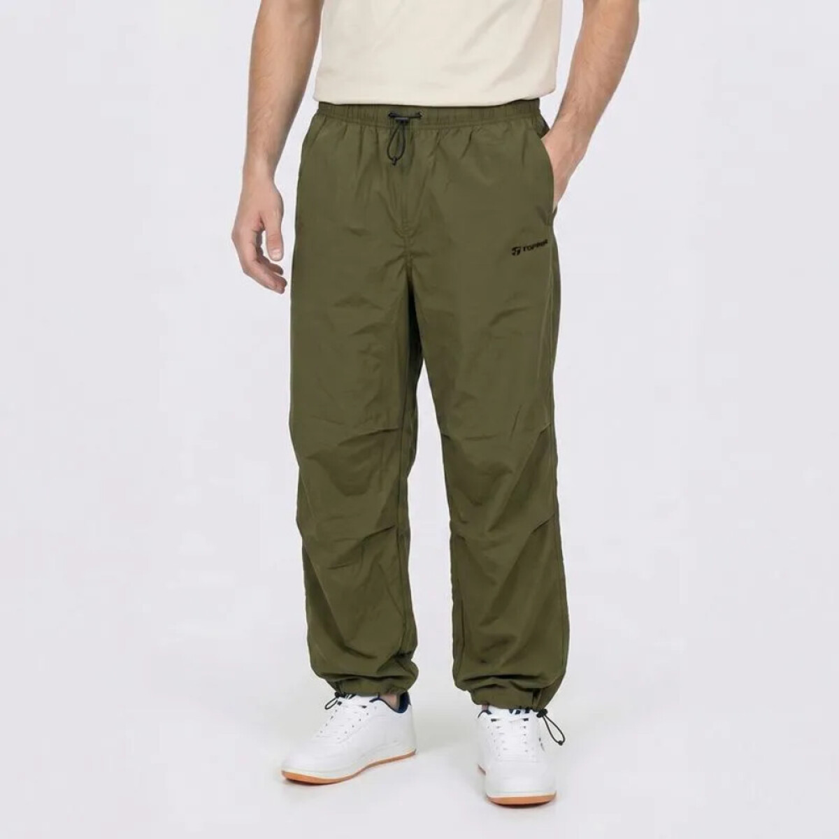 PANT WIDE PARACHUTE NG - OLIVA OSCURO 