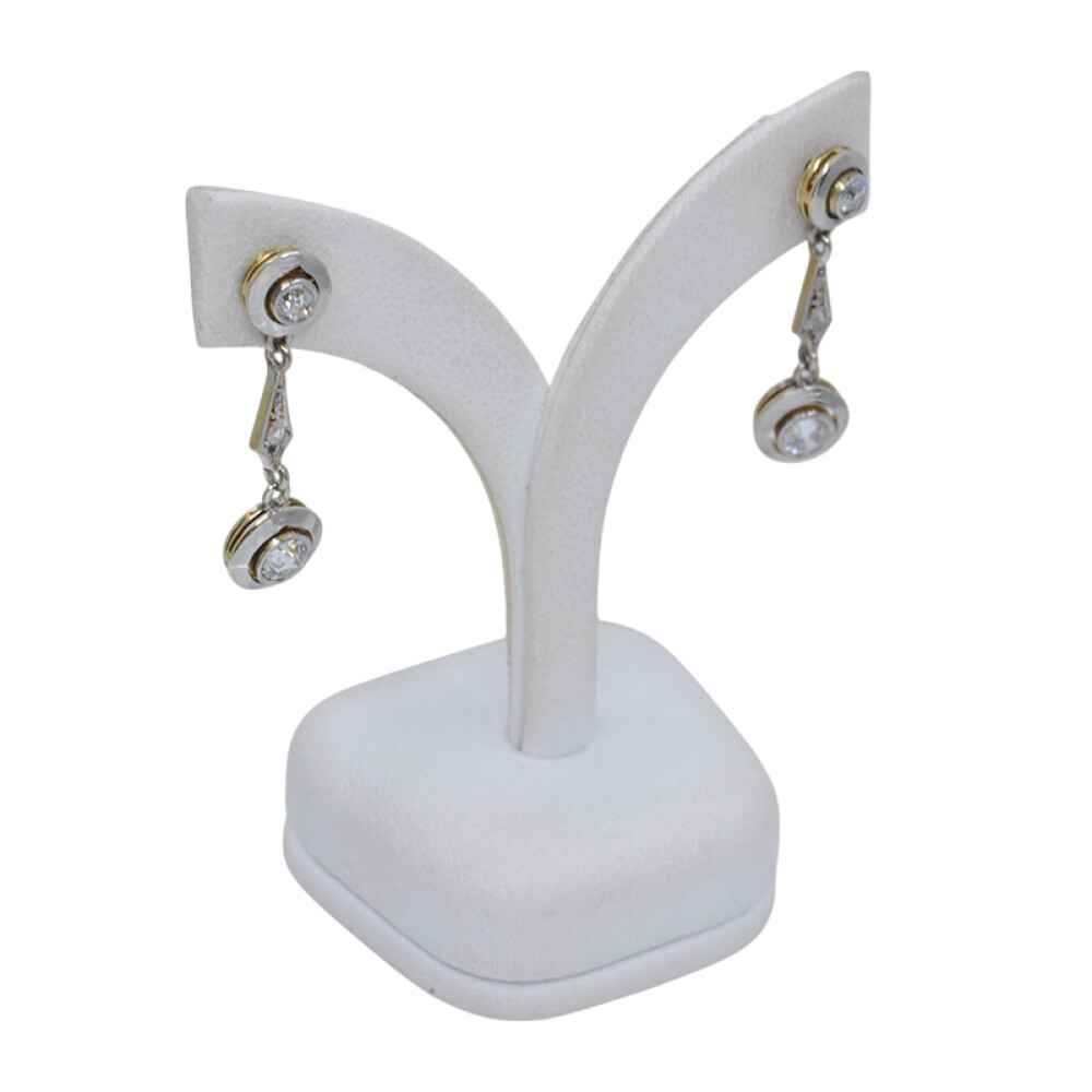 Caravanas oro 18k , brillantes, diamantes Caravanas oro 18k , brillantes, diamantes