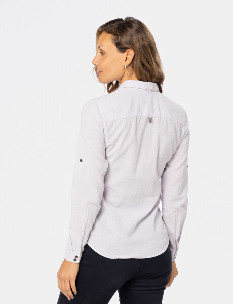 CAMISA DE LINO Lila