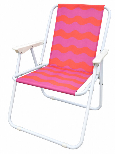 SILLA PLEGABLE ESTAMPADA MULTICOLOR.