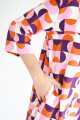 VESTIDO GEO FUCSIA