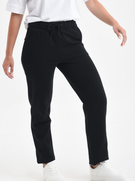 Pantalón deportivo básico Negro
