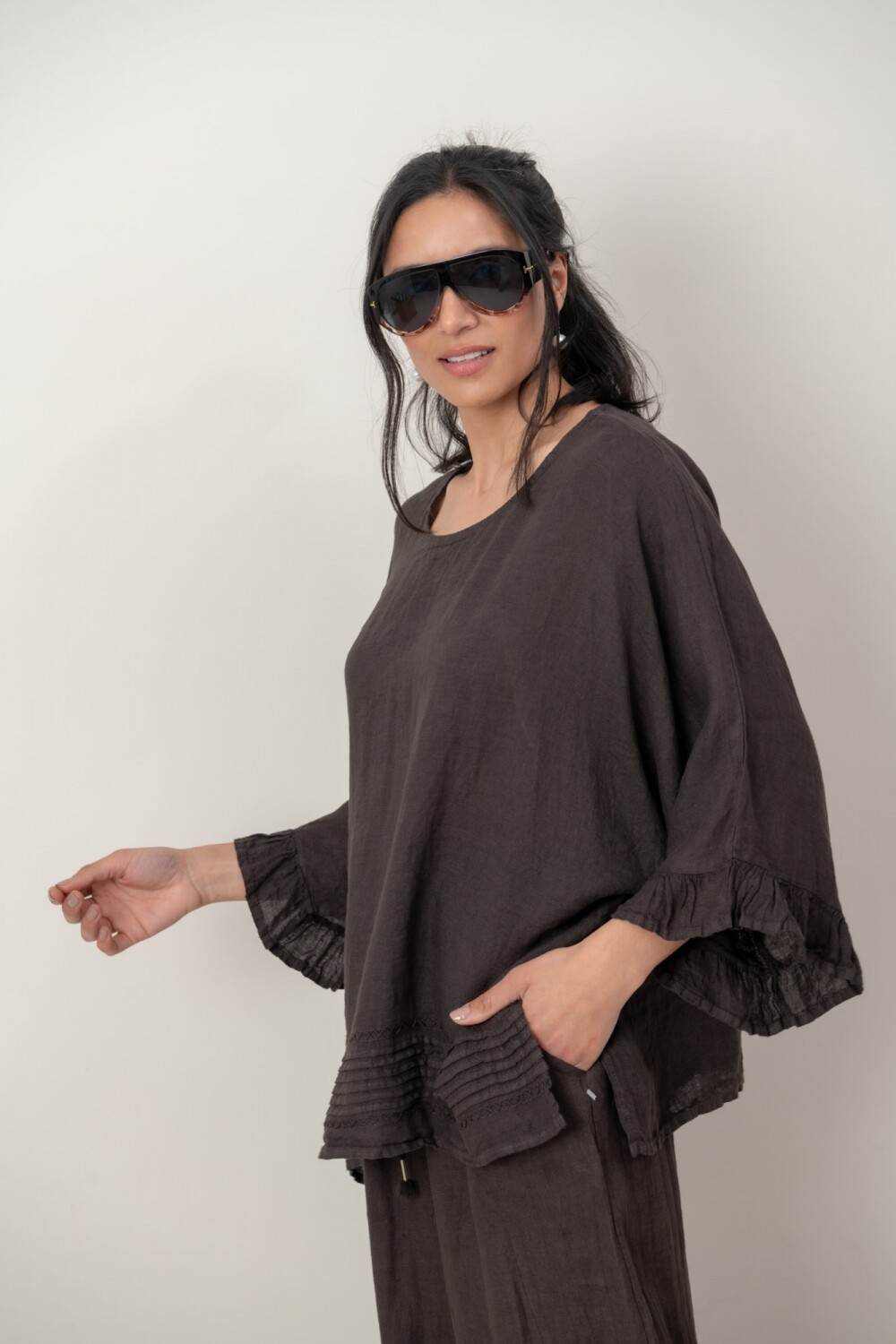 BLUSA ZENIT Chocolate