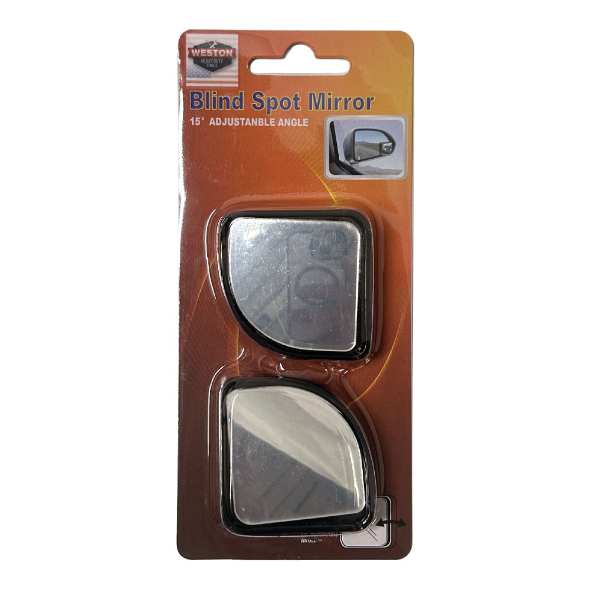 ESPEJO - AUXILIAR ADHESIVO REDONDO CONVEXO 5CM X2 UNI - 