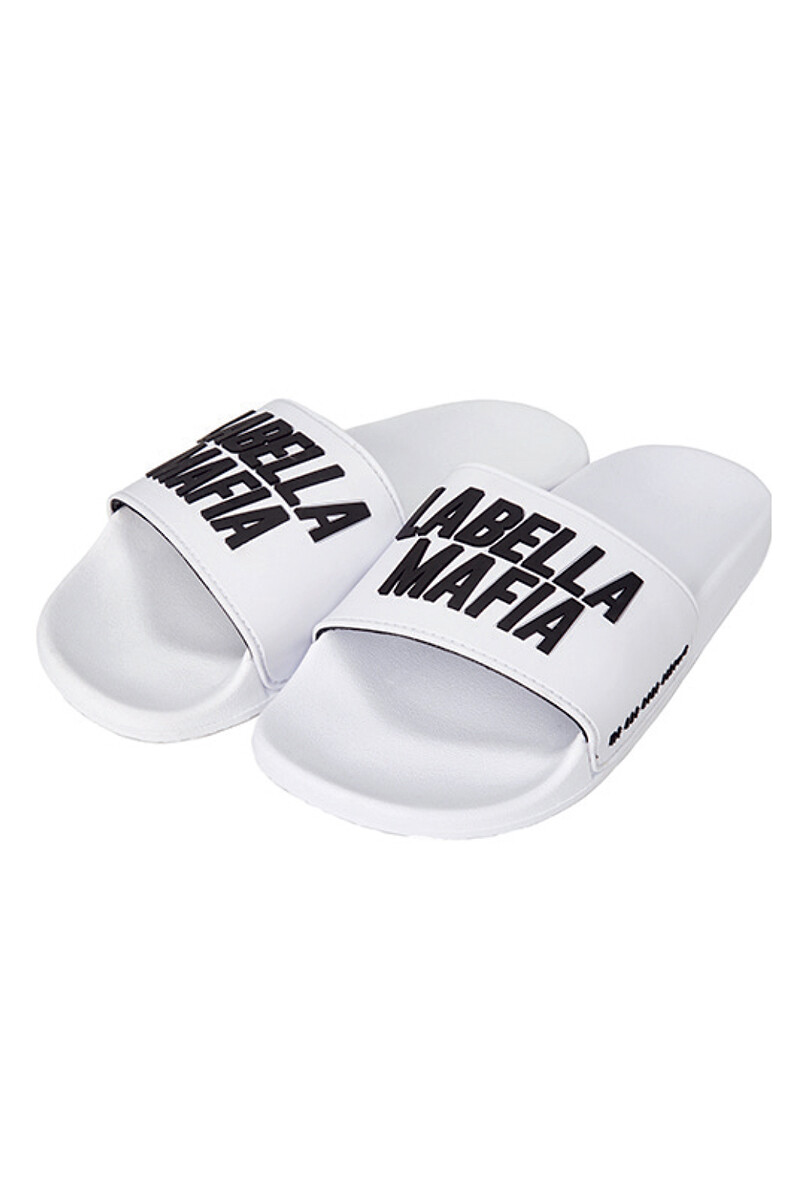 CHINELAS FUTURA BLANCA & NEGRO 