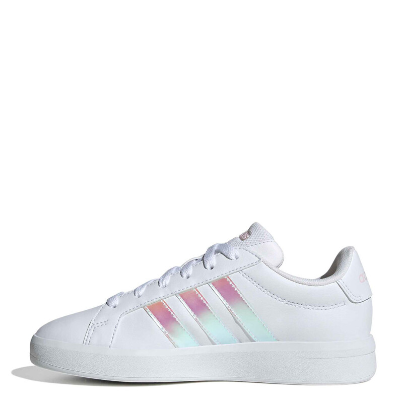 Championes de Niños Adidas Grand Court 3.0 Juniors Blanco Holográfico
