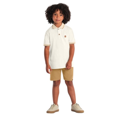 CHOMBA POLO 4-10 BEIGE