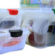 Set x3 Caja organizadora 1,6 lts TRANSPARENTE
