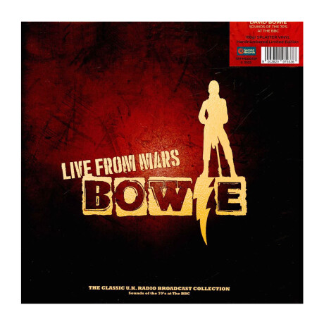 David Bowielive From Mars - Sounds Of The 70s At The Bbc (clear/red Splatter Vinyl)lp David Bowielive From Mars - Sounds Of The 70s At The Bbc (clear/red Splatter Vinyl)lp