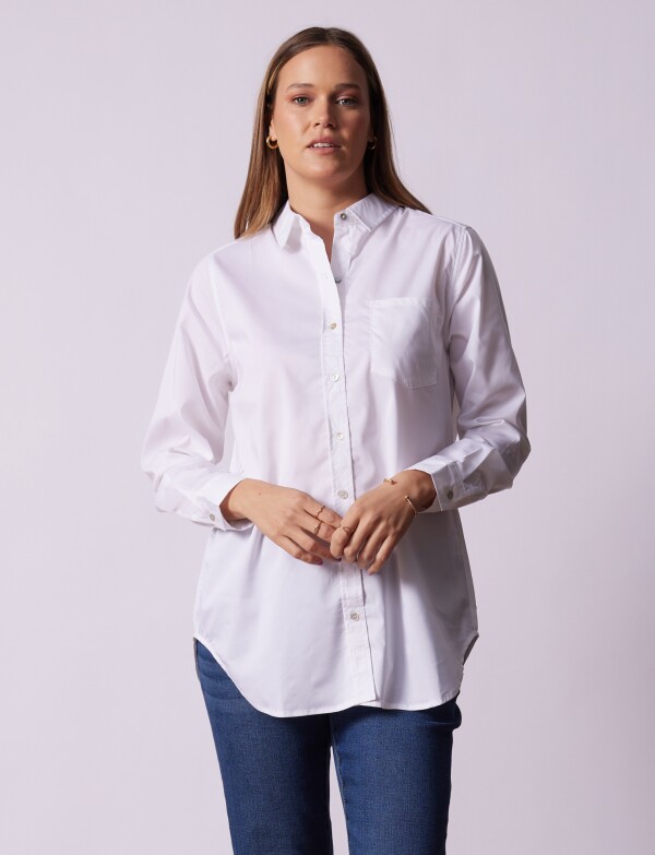 Camisa Tencel BLANCO