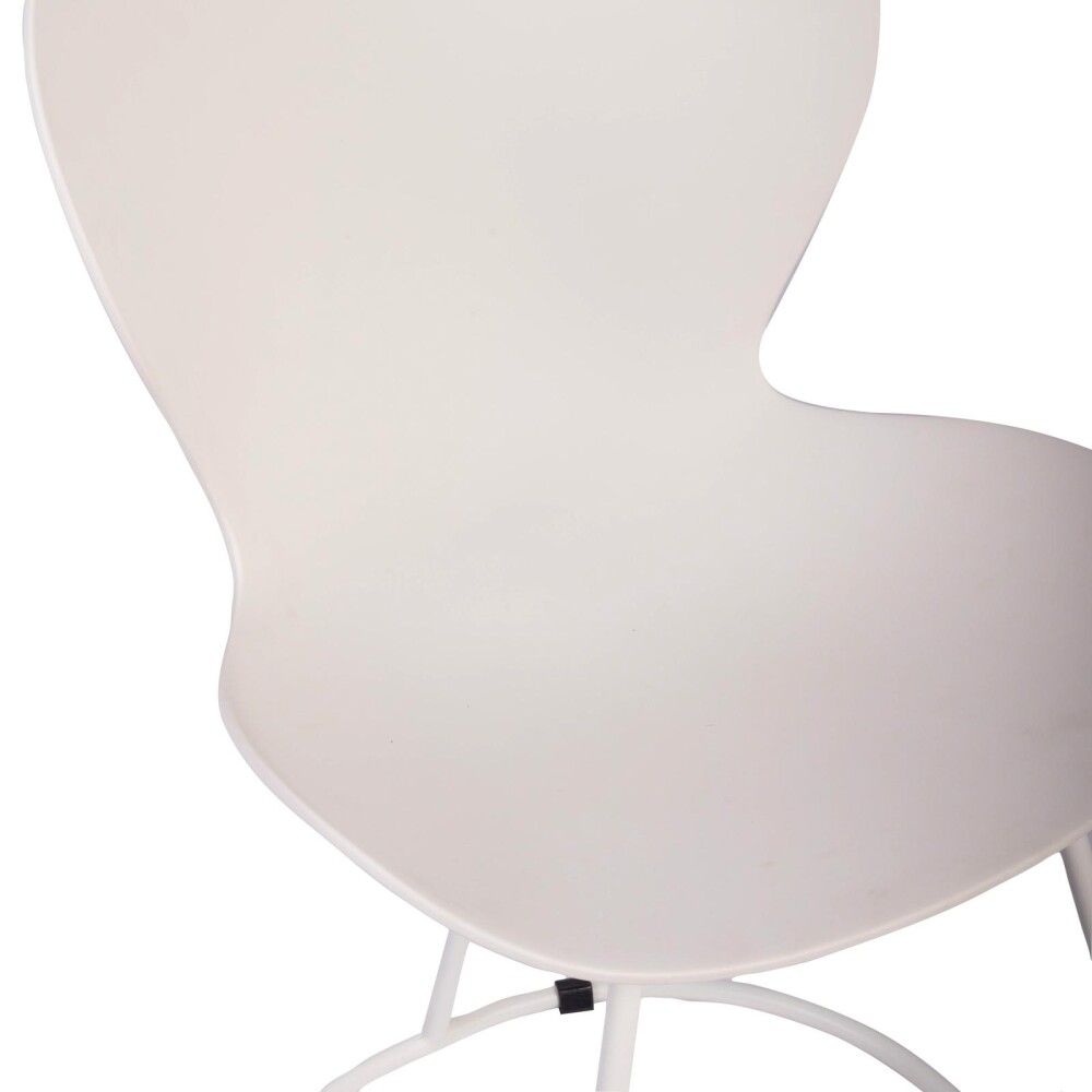 SILLA DE COMEDOR PP-Y-METAL NATURAL-BEIGE SOLEI