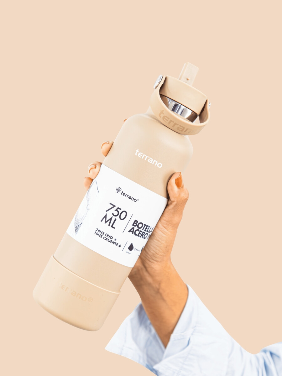Botella Térmica con Pico 750mL. - Arena 