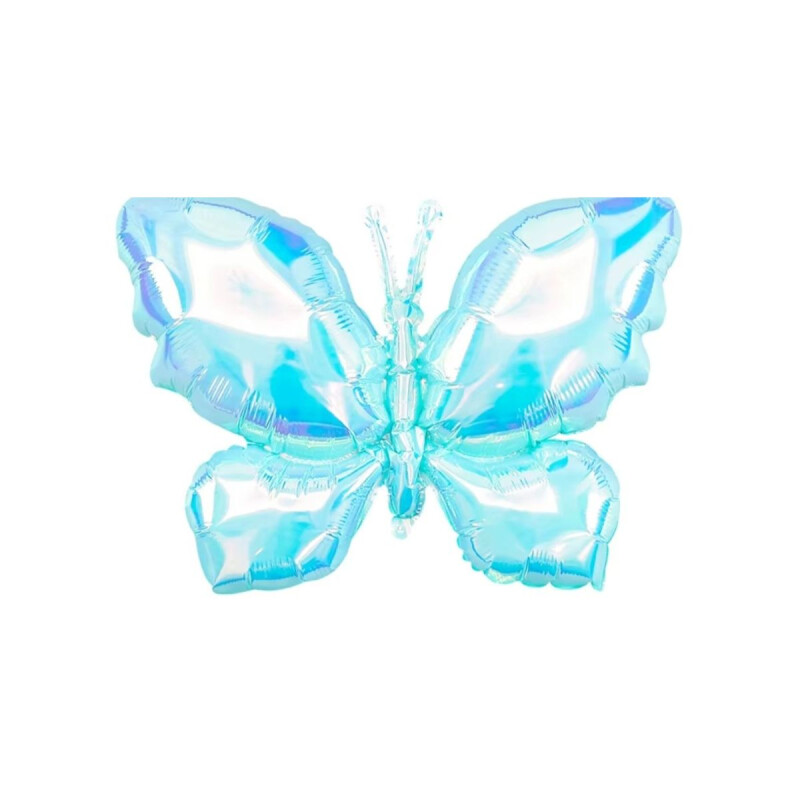 Globo Mariposa Tornasolado Celeste