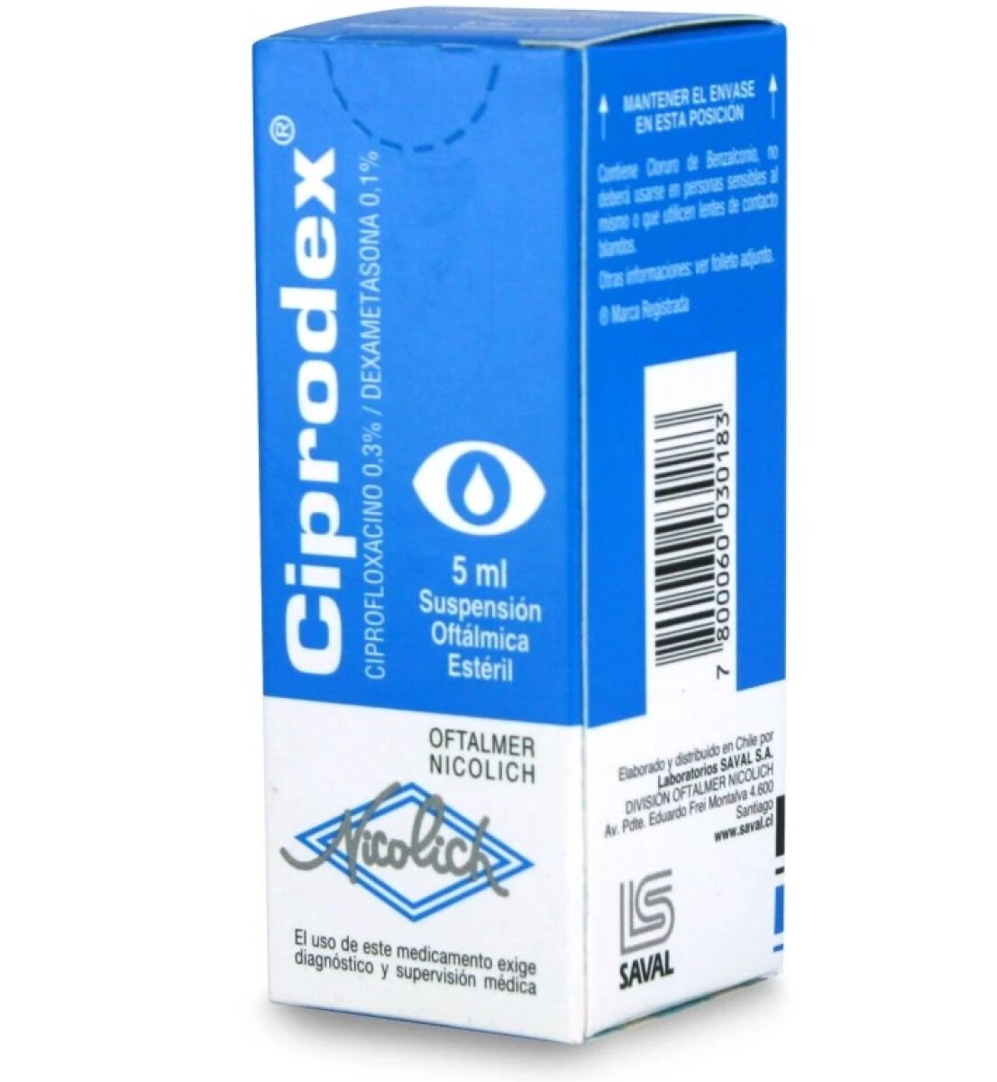 Ciprodex Suspensión Oftálmica 5ml 