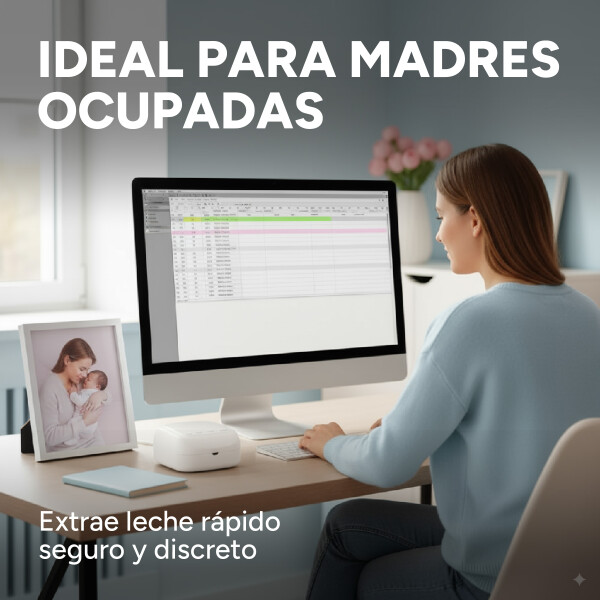 Extractor De Leche Eléctrico Usb Ordeñadora Bebe Sacaleche Color Variante Blanco